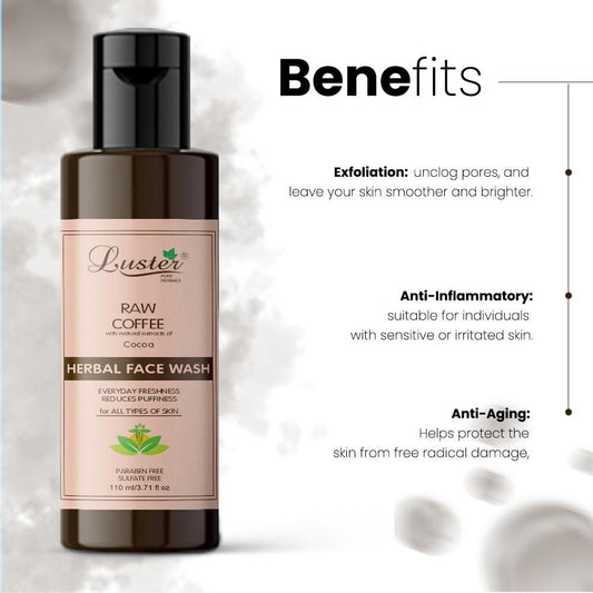 Raw Coffee Face Wash 110 ML (Pack of 1)