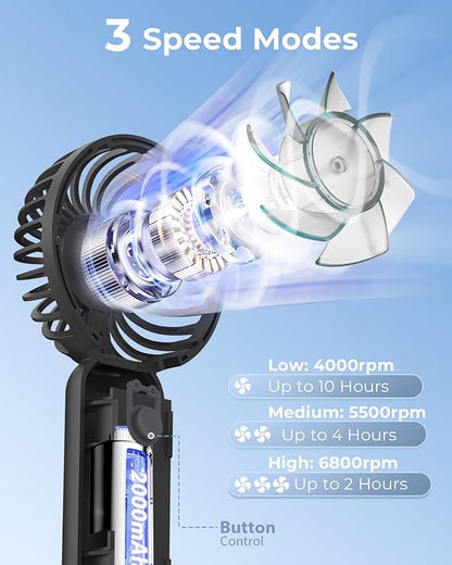 Portable Mini Fan - Rechargeable