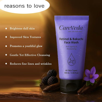 Retinol & Bakuchi Face Wash 100 ml