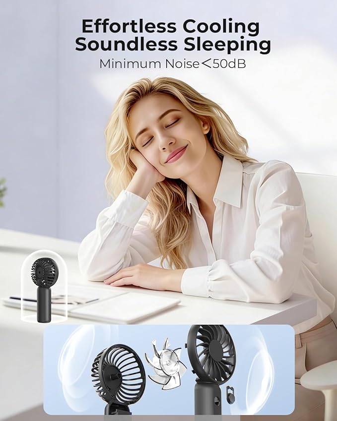 Portable Mini Fan - Rechargeable